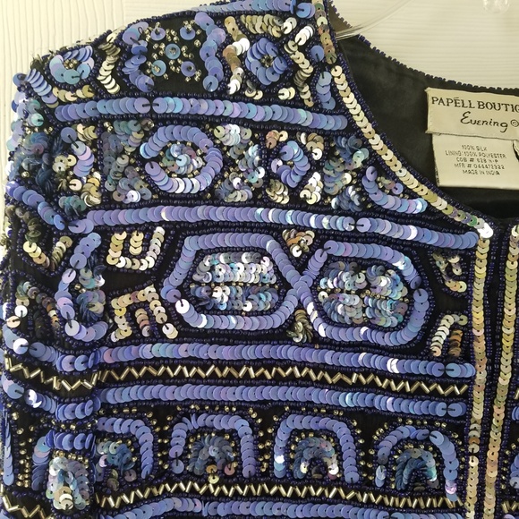 Papell Boutique Evening Formal Cocktail Jacket - Picture 2 of 7